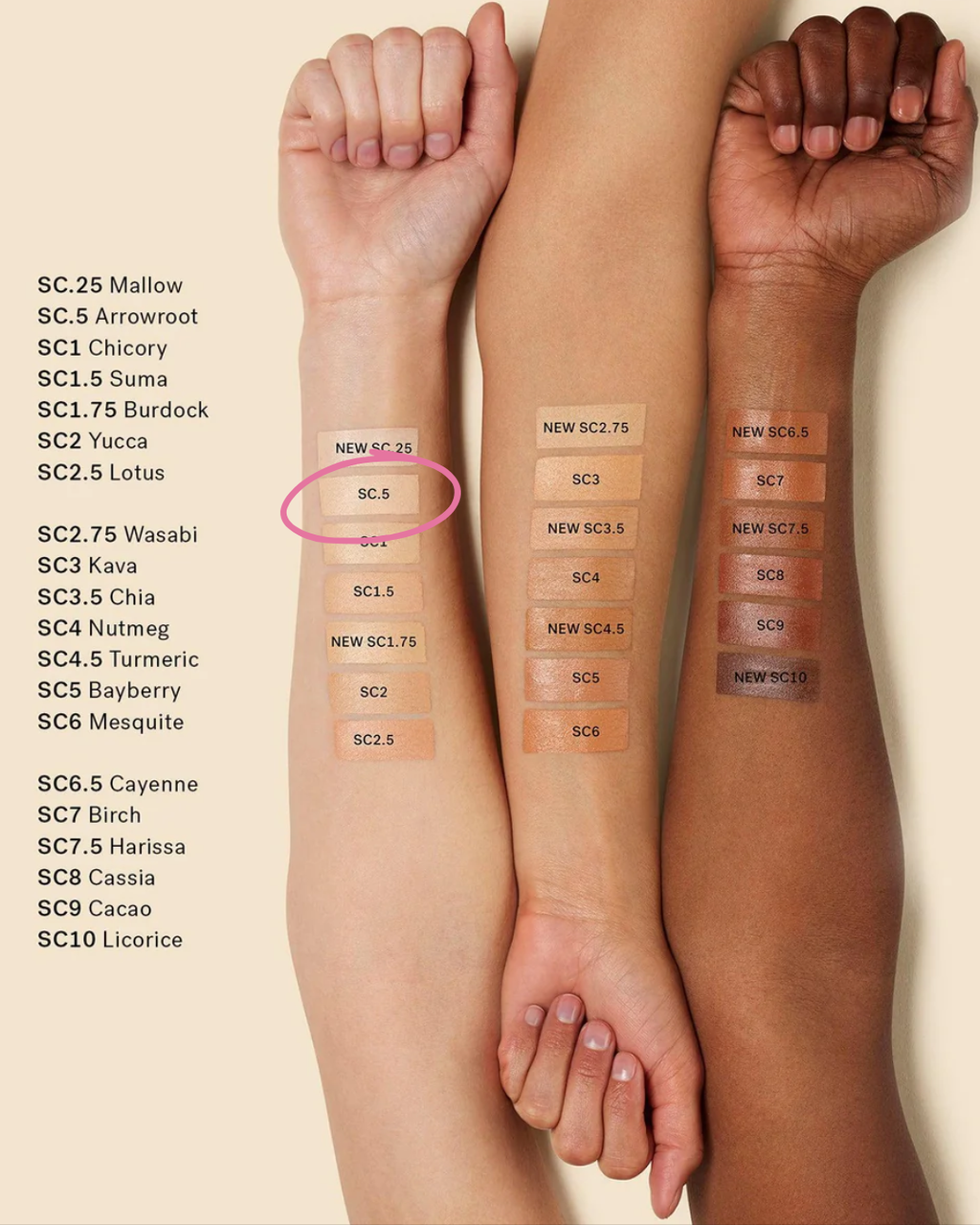Ilia | true skin serum concealer | SC.5 arrow root