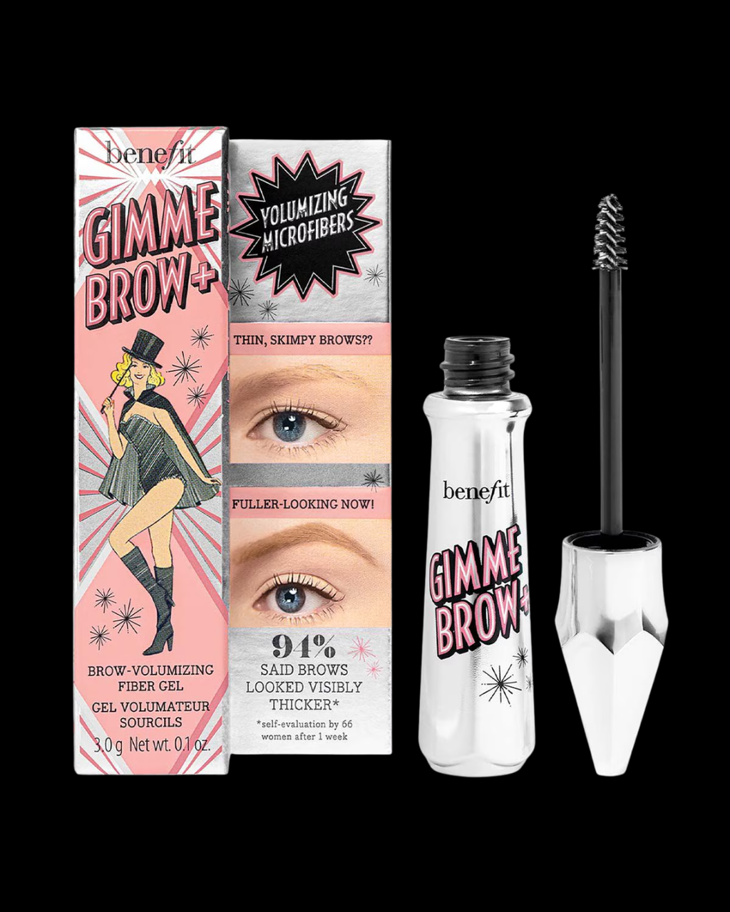 Benefit |brow voluminizing fiber gel |4 warm deep brown