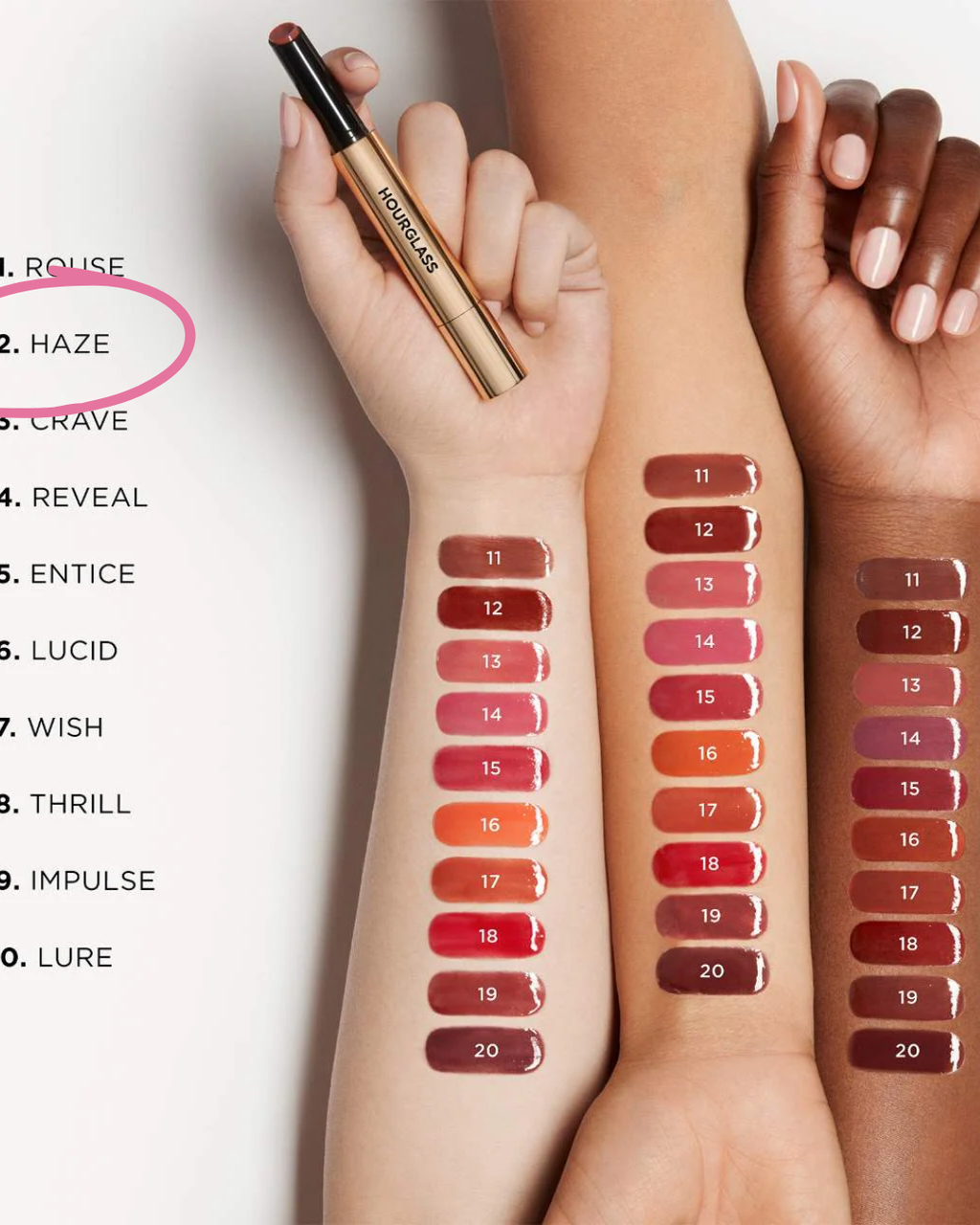 Hourglass | phantom Volumizing Glossy Lip Balm | 135 haze