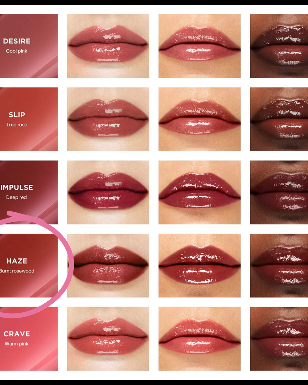 Hourglass | phantom Volumizing Glossy Lip Balm | 135 haze
